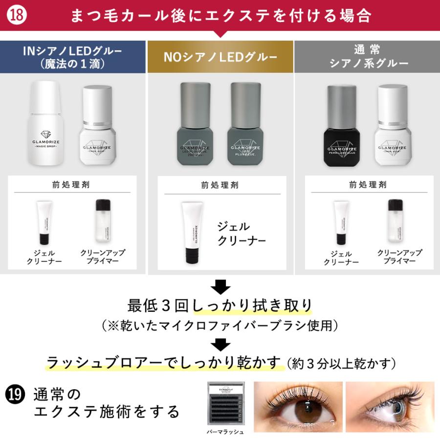 まつげエクステ まつエク マツエク パーマラッシュ 6列 マツエクセルフ