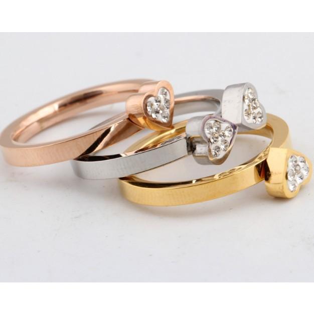 指輪 レディース サージカルステンレス アレルギー対応 ハート