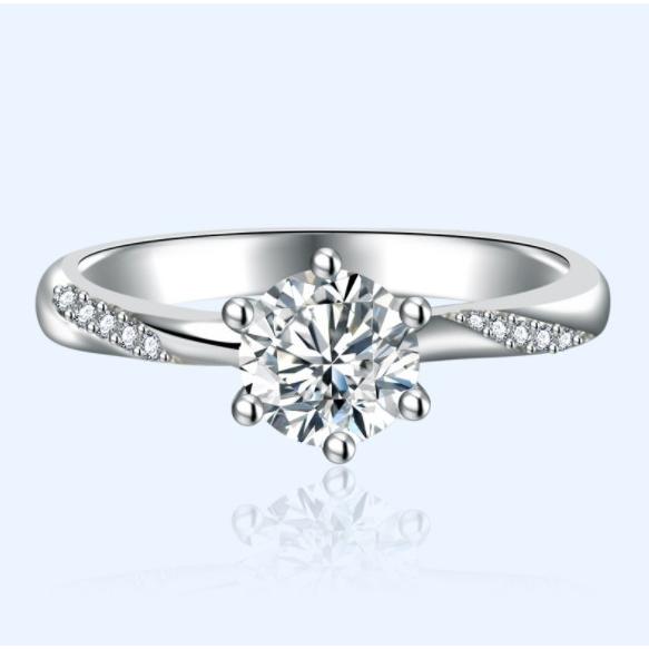 指輪リング レディース シルバー925 スワロフスキー 高級リングAAA CZ