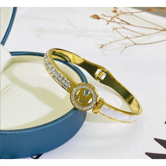 ステンレス バングル ブレスレット レディース 英文字 キュービック