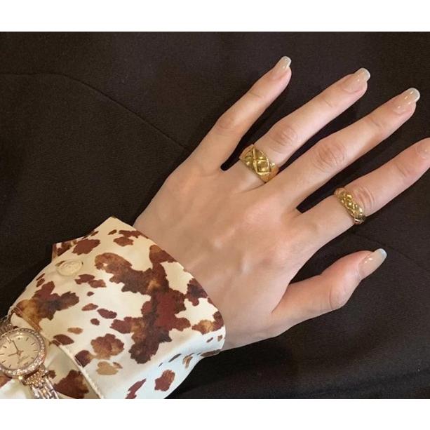 指輪 リング クロス X模様 十字 316L サージカルステンレス 幅5.5mm