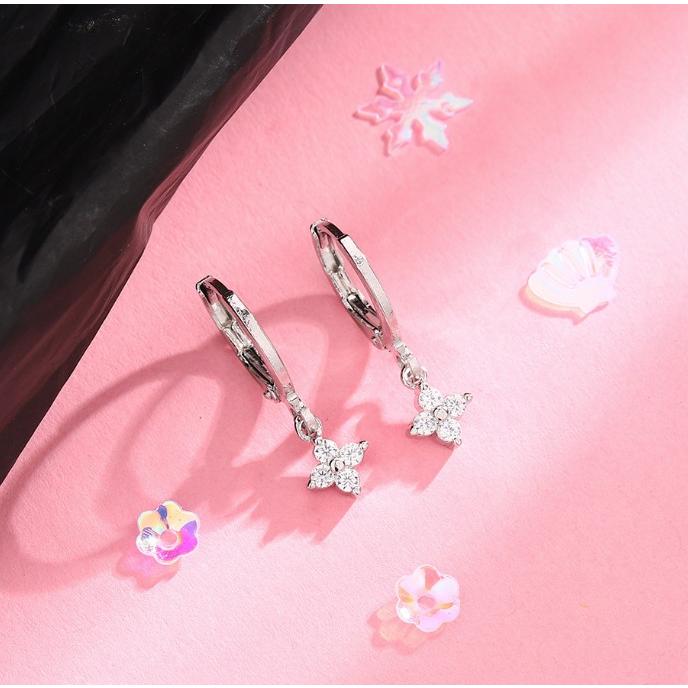 カラフルピンク合成石のレディさんの2wayピアス まりもちゃん］ピアス ダイヤ – AYAKO SAKURAI（櫻井 彩子）公式