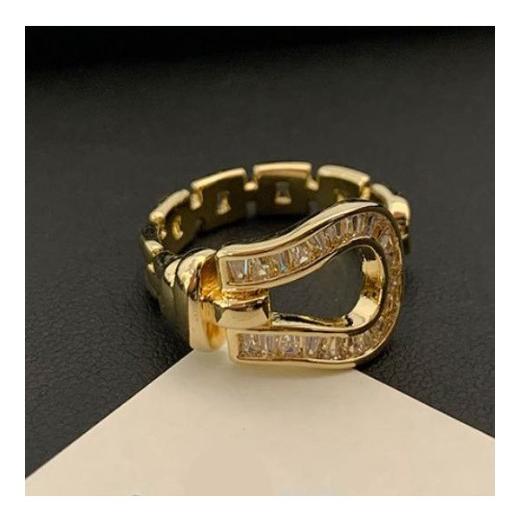 指輪 リング レディース シルバー925 ホースシュー 馬蹄 ひづめ CZ