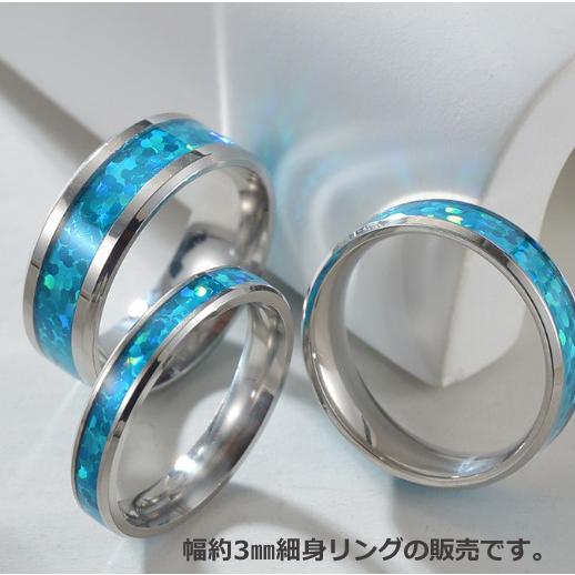 s*n様 M.A.R.S×BLUE BLUE シルバーリング21.5号i 指輪 リング レディース 細身 藍色 ブルー 青 サージカルステンレス