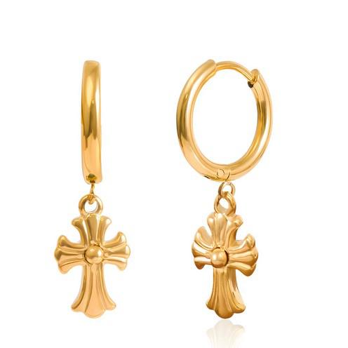 フープピアス レディース アレルギー対応 18K ステンレス 両耳2個 