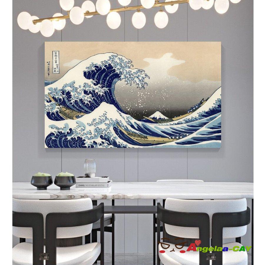 新作商品 葛飾北斎 富嶽三十六景 神奈川沖浪裏 70 50 風景画 壁掛け 名画 ファブリック オシャレ インテリア アートパネル プレゼント ファブリックパネル Kl Lka No