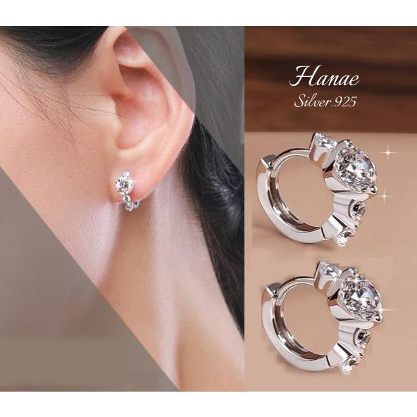 フープピアス レディース 金属アレルギー対応 SILVER