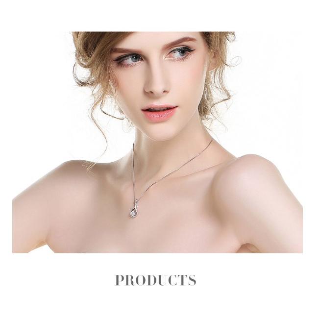 ネックレス レディース シルバー925 アレルギー対応 CZダイヤモンド