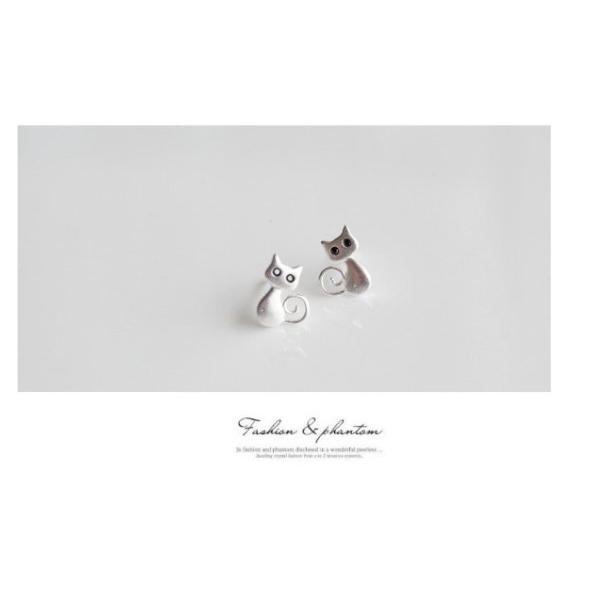 ピアス レディース SILVER アレルギー対応 猫のピアス ネコ 猫 ピアス レディース SILVER アレルギー対応 猫のピアス ネコ 猫
