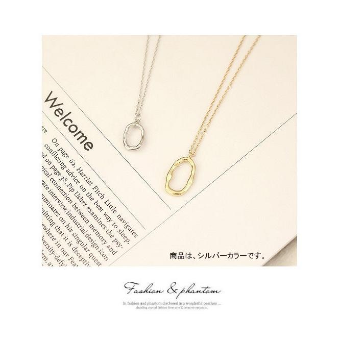 ネックレス レディース ペンダント リングワームエンブレム プラチナ 