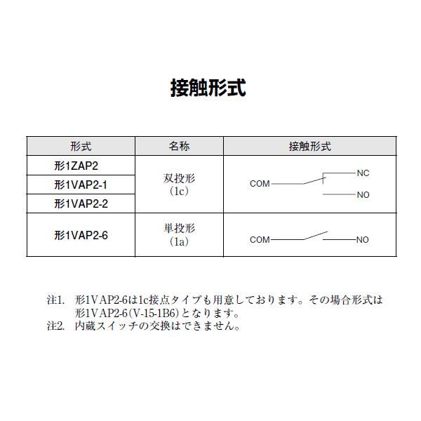 オムロン（OMRON） 1VAP2-2 ドアスイッチ (内蔵スイッチ形) 接触形式(双投形 1c) NN : ANGEL HAM SHOP ...