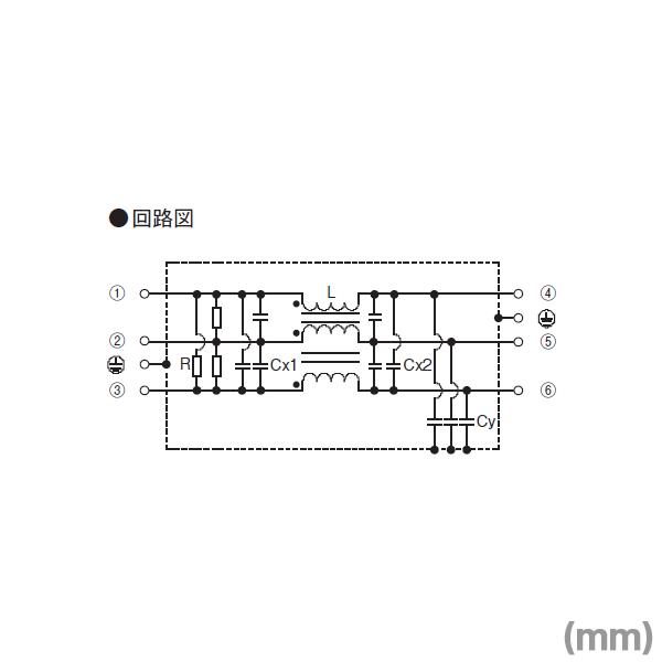 取寄 岡谷電機産業 3SUPF-BE30-ER6-A 250VAC ノイズフィルタ NN｜angelhamshopjapan｜03