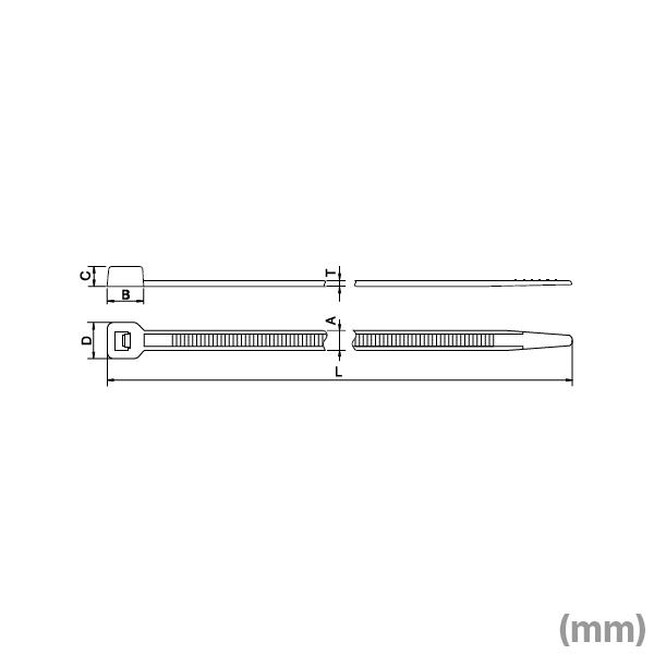 取寄 ヘラマンタイトン AB200-IVY-100 インシュロック 耐候性カラータイ (100本セット) (66ナイロン製) (耐候・耐熱グレード) (アイボリー) SN｜angelhamshopjapan｜02