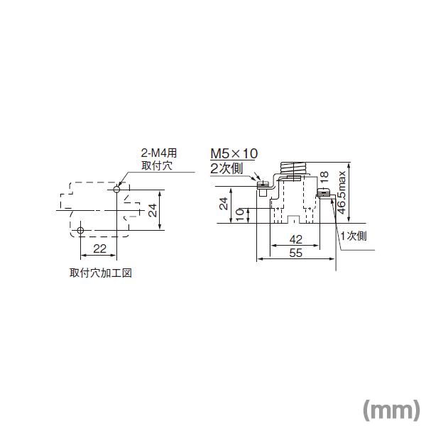 富士電機 AFA30 栓形ヒューズ ヒューズベース (表面接続形) (フレーム電流30A) NN｜angelhamshopjapan｜02