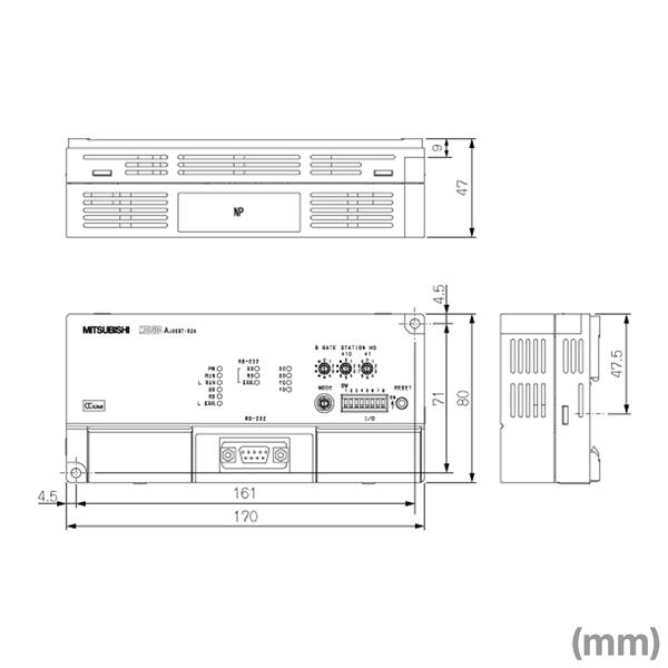 三菱電機 AJ65BT-R2N RS-232インタフェースユニット (1 三菱電機 AJ65BT-R2N RS-232インタフェースユニット (1