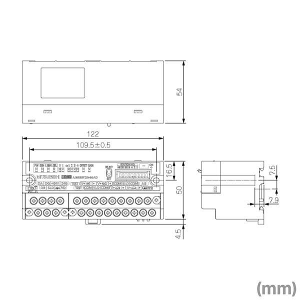 三菱電機 AJ65SBT2B-64AD CC-Linkアナログ−ディジタル変換 三菱電機 AJ65SBT2B-64AD CC-Linkアナログ−ディジタル変換