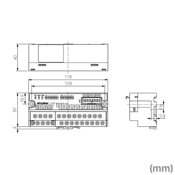 三菱電機（MITSUBISHI ELECTRIC） AJ65SBTB1-16DT3 CC-Link小形タイプ