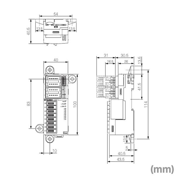 三菱電機（MITSUBISHI ELECTRIC） AJ65VBTCE3-8D CC-Link小形タイプ 