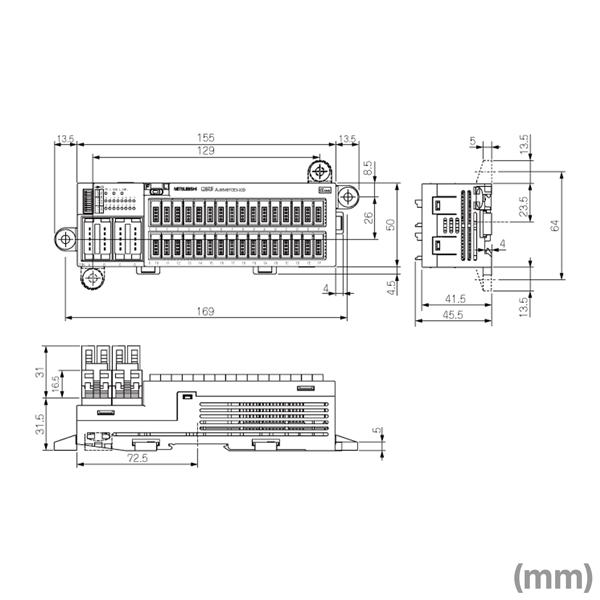 三菱電機 AJ65VBTCE32-32DT CC-Link小形タイプリモートI/O 三菱電機 AJ65VBTCE32-32DT CC-Link小形タイプリモートI/O