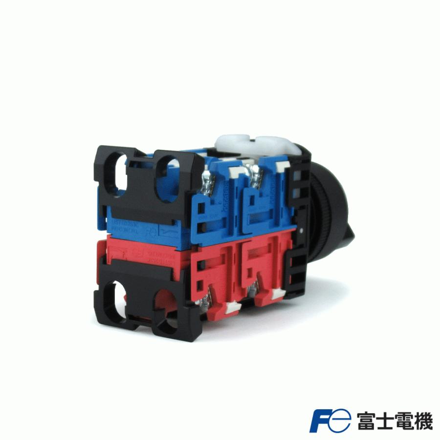 富士電機 AR22PR-322B セレクタスイッチ (3ノッチ) (2a2b) (黒 富士電機 AR22PR-322B セレクタスイッチ (3ノッチ) (2a2b) (黒