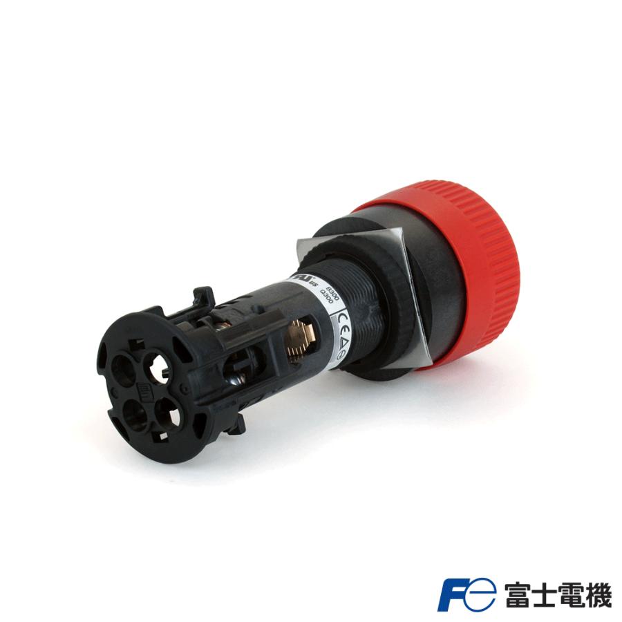 富士電機 AR22VGE-02R 非常停止用押ボタンスイッチ (接点一体形プッシュロック大形(φ40)) (2b) (赤) NN|angelhamshopjapan|02