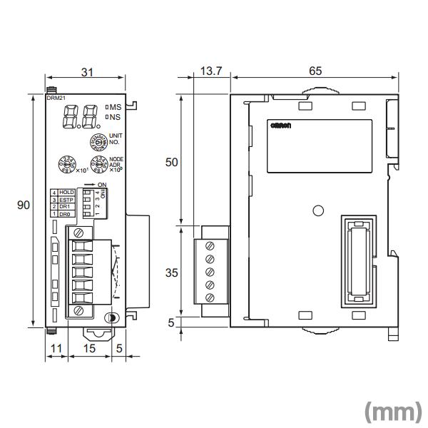 オムロン（OMRON） CJ1W-DRM21 DeviceNetユニット NN : ANGEL HAM SHOP