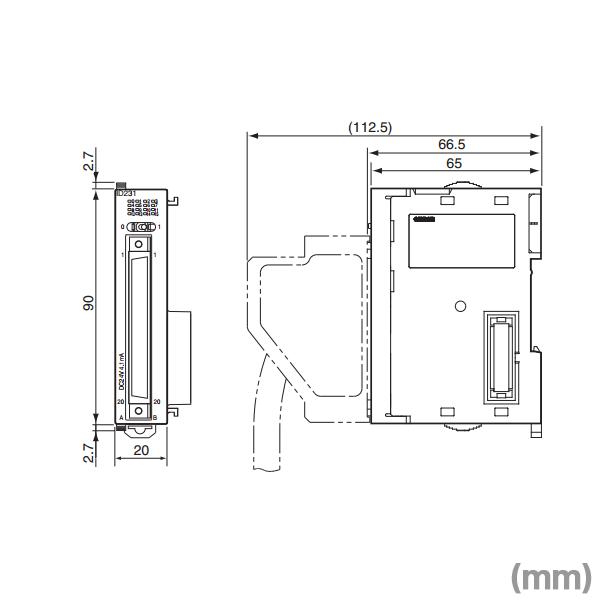 オムロン(OMRON) CJ1W-OD231 トランジスタ出力ユニット DC12-24V 出力