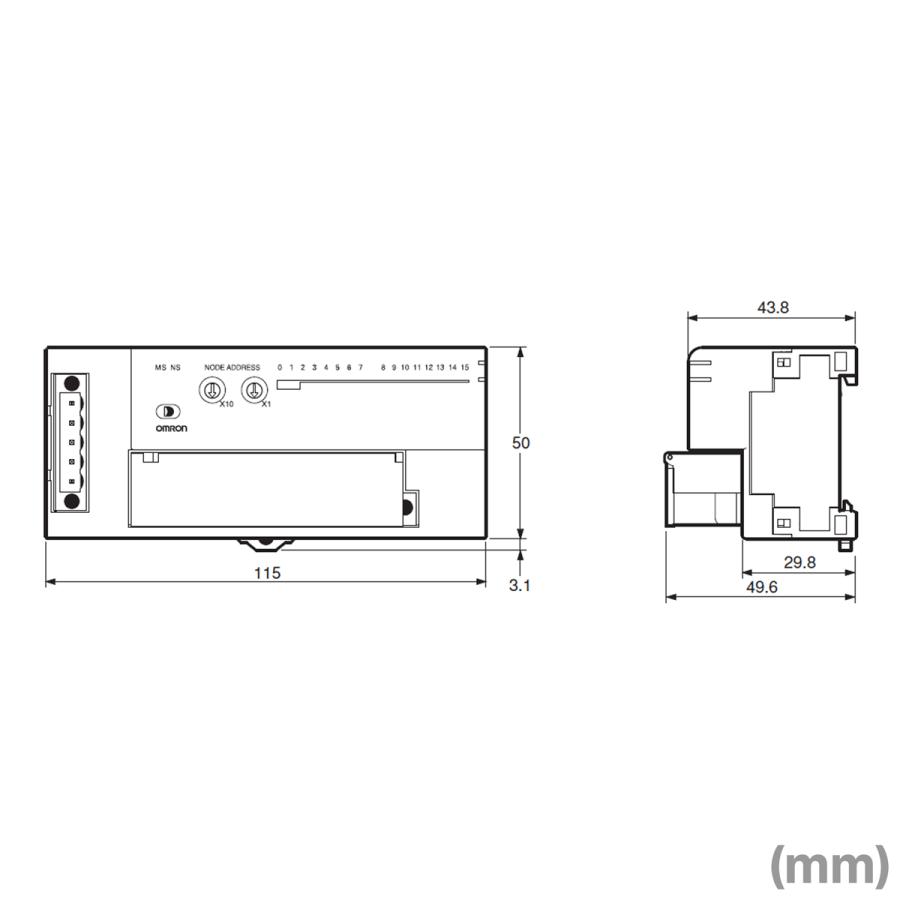 即日発送可能 デバイスネットスレーブ入力ユニット　DRT2-ID32SLH DRT2-ROS16 DeviceNetスマートスレーブﾞリモートI/Oターミナル