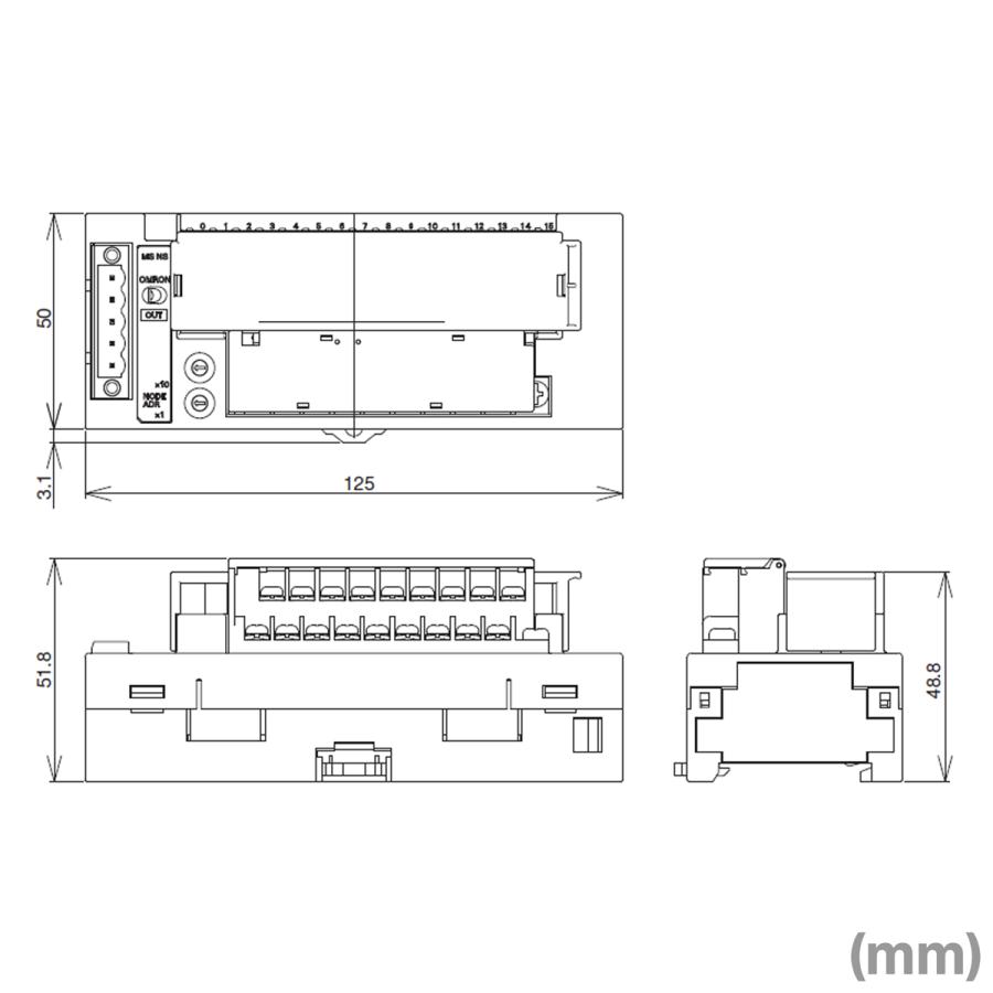 オムロン（OMRON） DRT2-ROS16 スマートスレーブ リモートI/O