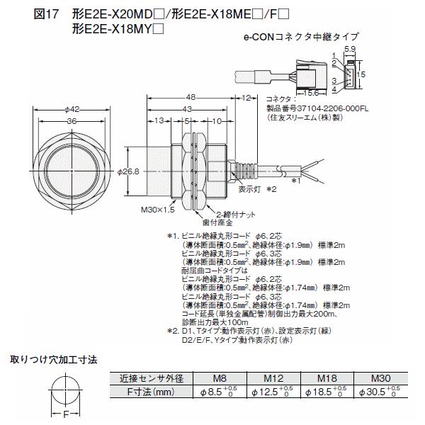 オムロン オムロン(OMRON) E2E-X18MY1-M1 近接センサー 非 オムロン オムロン(OMRON) E2E-X18MY1-M1 近接センサー 非