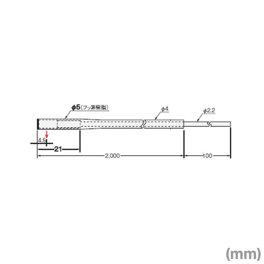 オムロン オムロン(OMRON) E32-T14F 2M ファイバユニット (透過形) (サイドビュー) (曲げ半径R40) (2m) NN ...