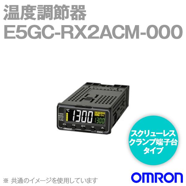 取寄 オムロン(OMRON) E5GC-RX2ACM-000 温度調節器 48x24mm スクリューレスクランプ端子台タイプ (リレー出力) (AC100〜240V) NN