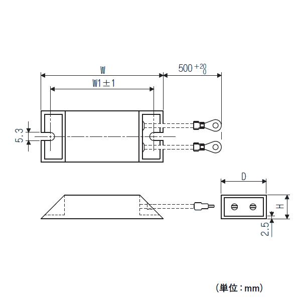 三菱電機 FR-ABR-0.75K 高頻度用ブレーキ抵抗器 (FREQROL用) (200Vクラス) NN｜angelhamshopjapan｜05