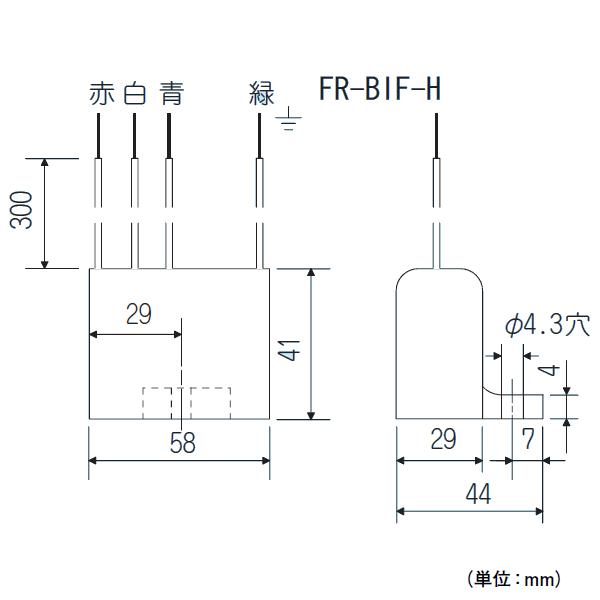 三菱電機 FR-BIF ラジオノイズフィルタ 3相200Vクラス NN :fr-bif