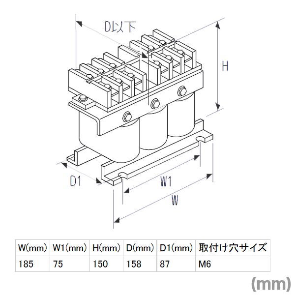 三菱電機 FR-HAL-22K ACリアクトル (200V) NN : ANGEL HAM SHOP
