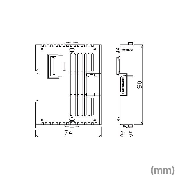 インテリア/住まい/日用品 その他 シーケンサ用 コネクタ変換アダプタ