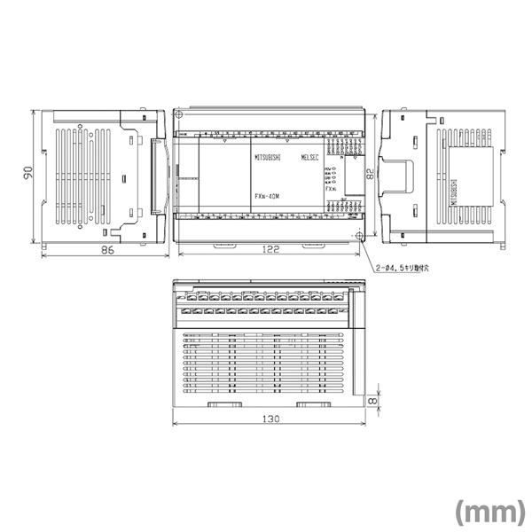 三菱電機 FX3G-40MR/ES MELSEC-Fシリーズ シーケンサ本体 (AC電源・DC入力) NN