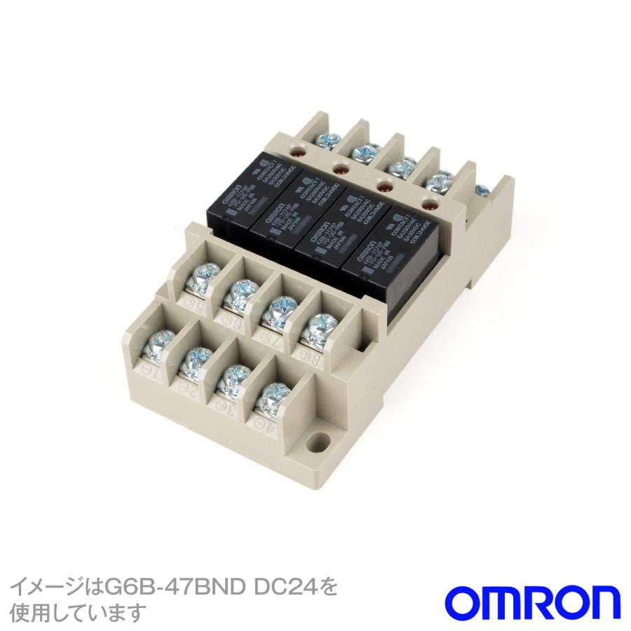 オムロン(OMRON) G6B-47BND DC24V ターミナルリレー NN : g6b-47bnd 