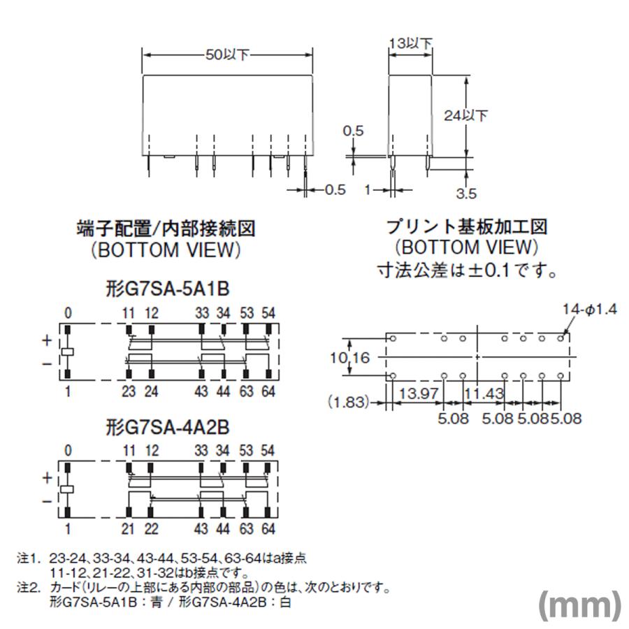 オムロン オムロン(OMRON) G7SA-5A1B DC24V セーフティリレー オムロン オムロン(OMRON) G7SA-5A1B DC24V セーフティリレー