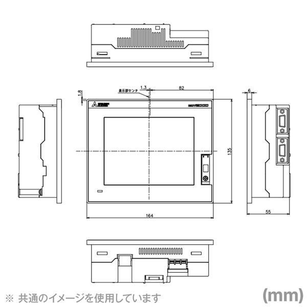 三菱電機 GT2105-QMBDS 表示器GOT本体 5.7型  (解像度:320x240) NN｜angelhamshopjapan｜02