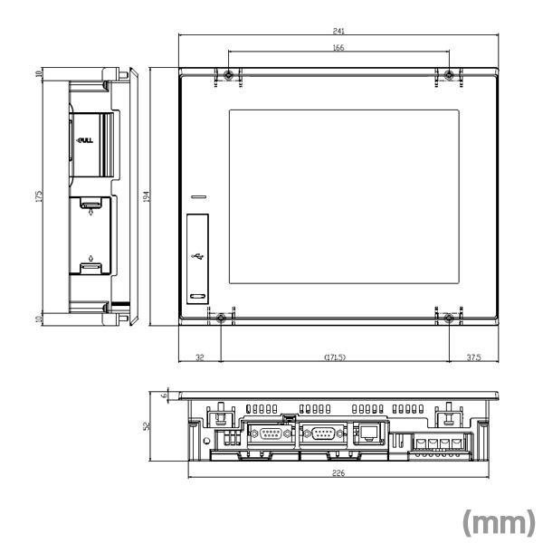三菱電機（MITSUBISHI ELECTRIC） GT2708-VTBD GOT2000 GOT本体 (8.4型