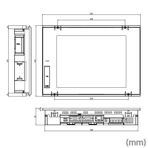 三菱電機（MITSUBISHI ELECTRIC） GT2710-VTBD GOT2000 GOT本体 (10.4