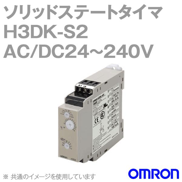 オムロン(OMRON) H3DK-S2 AC/DC24〜240V 50/60HZ ソリッドステート・タイマ NN｜angelhamshopjapan