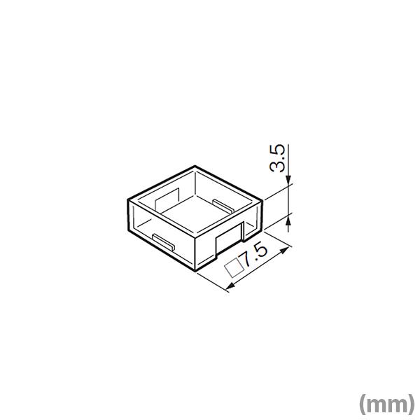 取寄 NKKスイッチズ HB2-BSC 照光式押ボタンスイッチ用ボタン (HB2用) NN｜angelhamshopjapan｜02