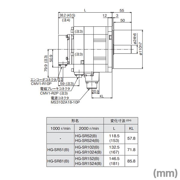 三菱電機 HG-SR102 サーボモータ HG-SR 2000r/minシリーズ (中 三菱電機 HG-SR102 サーボモータ HG-SR 2000r/minシリーズ (中