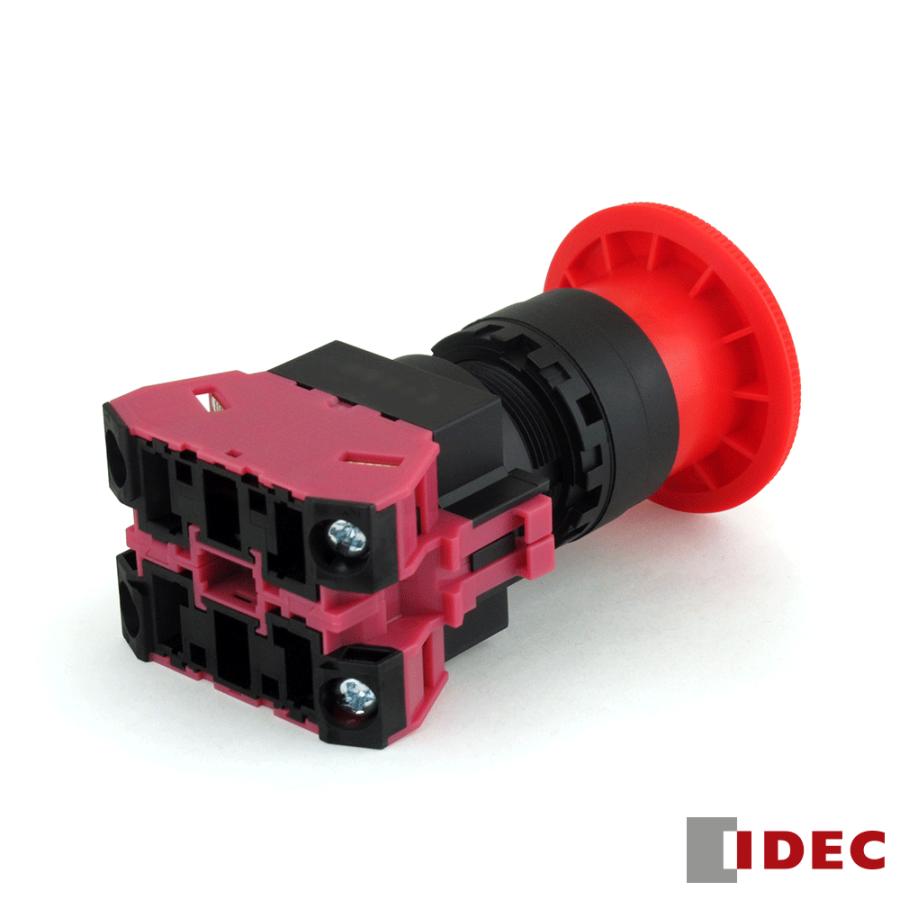 取寄IDEC(アイデック/和泉電機) HW1B-V402R 非常停止用押ボタン 