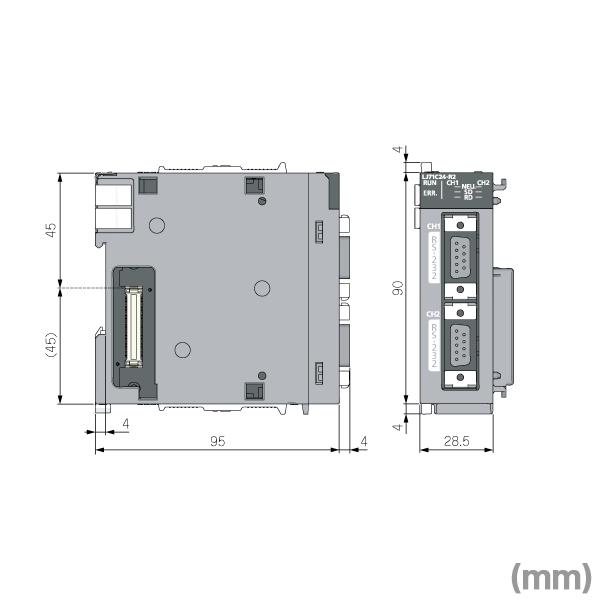 三菱電機 LJ71C24-R2 MELSEC-Lシリーズ シリアル 三菱電機 LJ71C24-R2 MELSEC-Lシリーズ シリアル