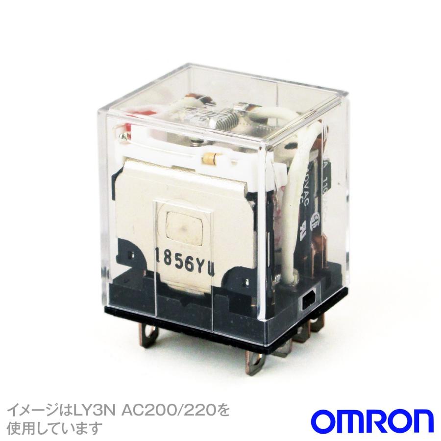 オムロン(OMRON) LY3N AC100/110V バイパワーリレー パワー開閉の小形汎用リレー NN :ly3n-ac100-110