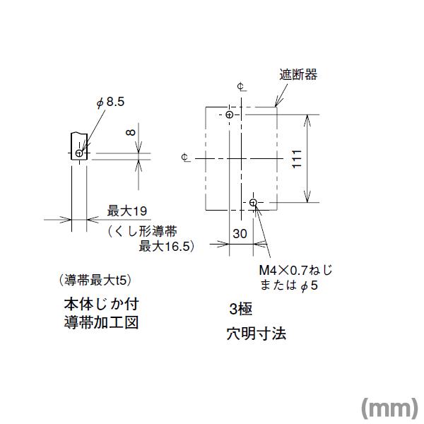 三菱電機 NV125-CV 3P 125A 1.2.500MA 漏電遮断器 (3極) (AC 100 三菱電機 NV125-CV 3P 125A 1.2.500MA 漏電遮断器 (3極) (AC 100