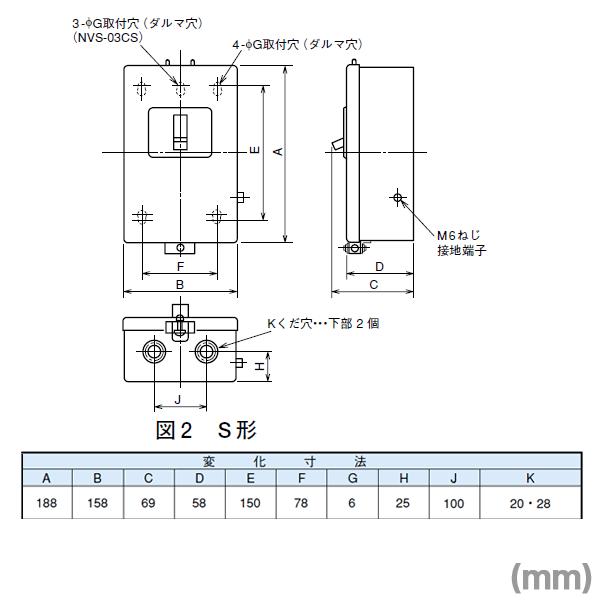 三菱電機 NVS-03CS (箱入り) (閉鎖形) NN : ANGEL HAM SHOP 三菱電機 NVS-03CS (箱入り) (閉鎖形) NN : ANGEL HAM SHOP